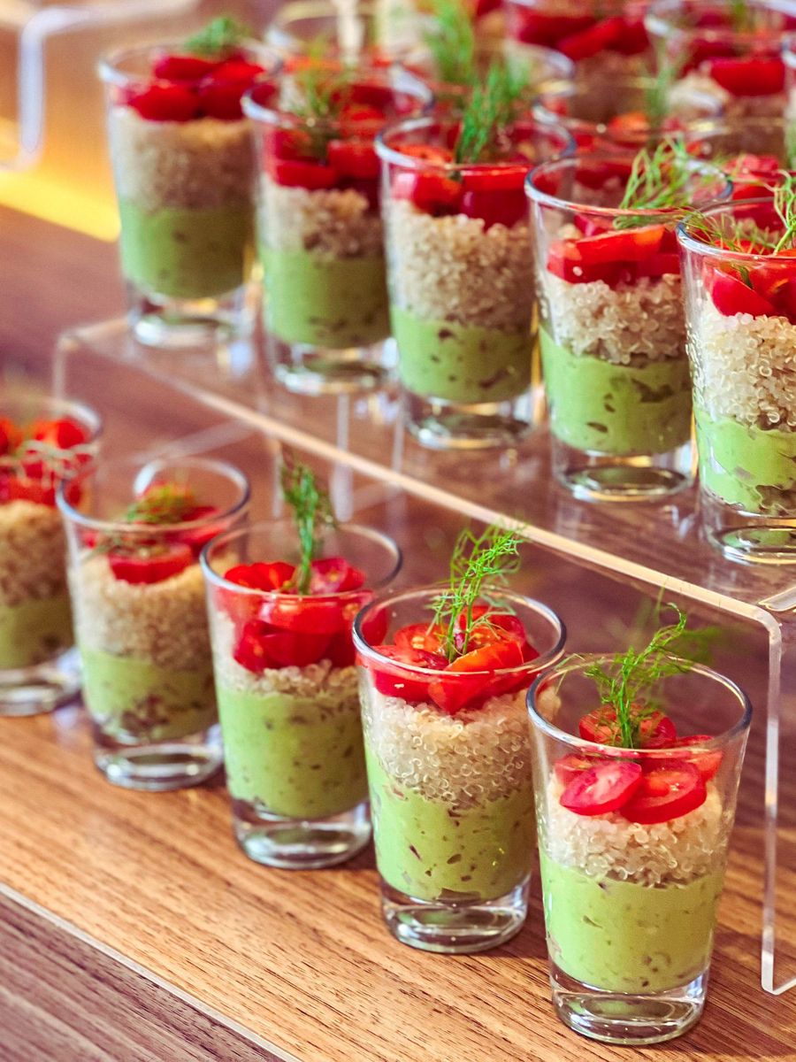 Verrines op een standcatering
